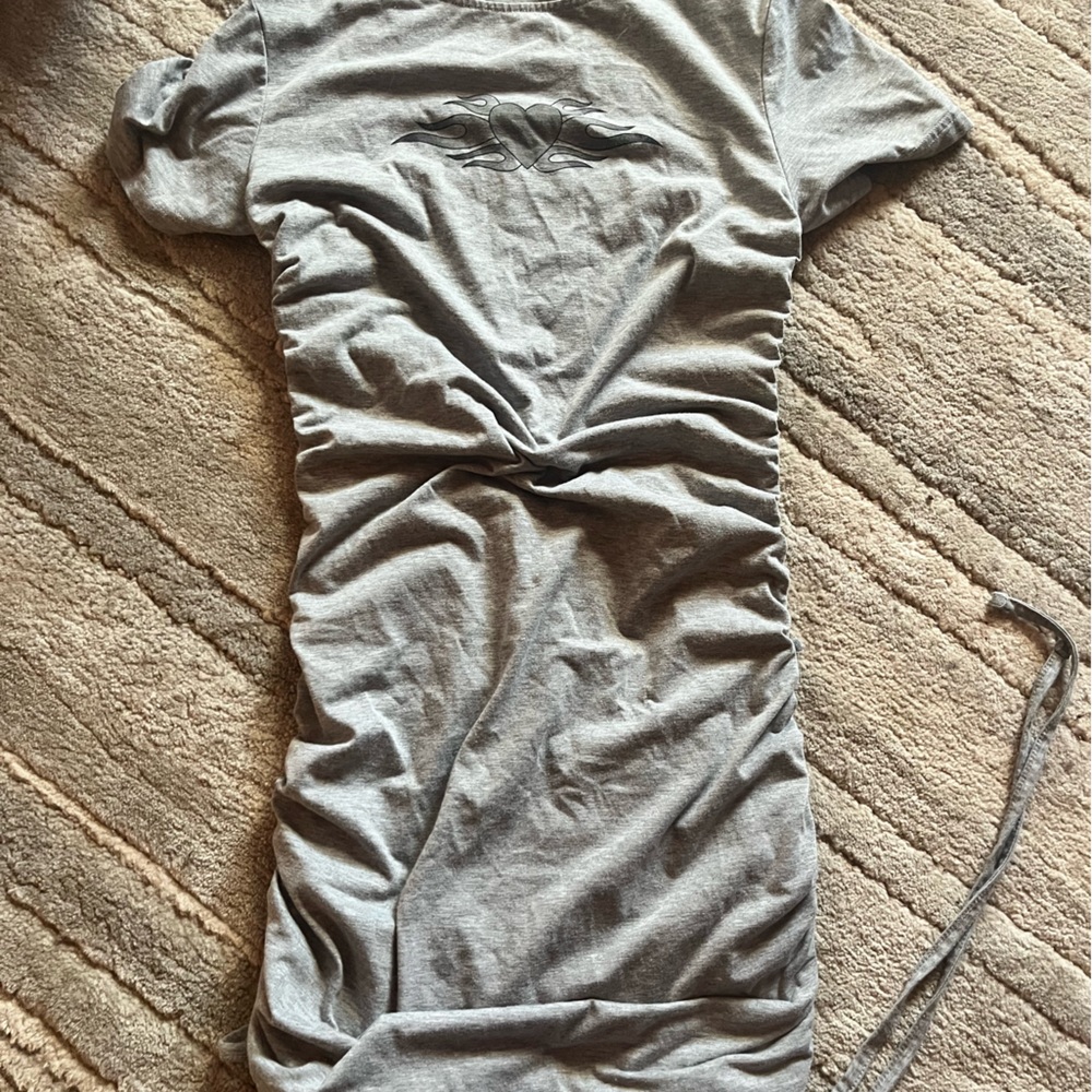 scrunched romwe dress